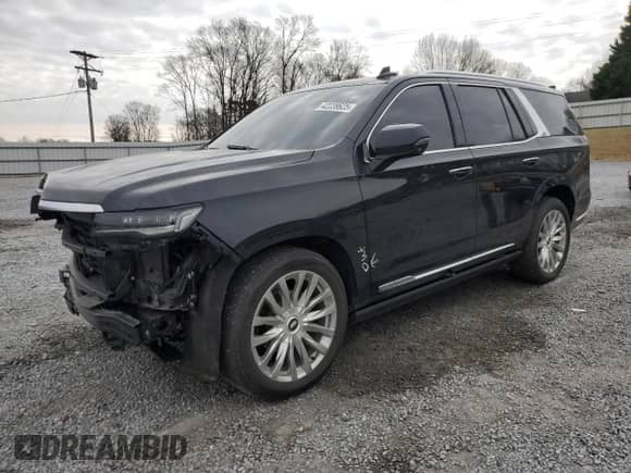 2022 Cadillac Escalade Premium Luxury с VIN 1GYS4CKL6NR180040, выставлен на аукционе Copart как лот 42239625 с пробегом 29 100 миль миль и Списание • Salvage title. История ставок и продаж доступна на DreamBid. Изображение 1.