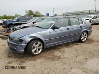 2005 BMW 3 Series 330xi with VIN WBAEW53455PN38916, listed as a Copart auction lot 59308845 with 171,059 mi miles and Salvage title. Bid and sale history available at DreamBid. Image 1.