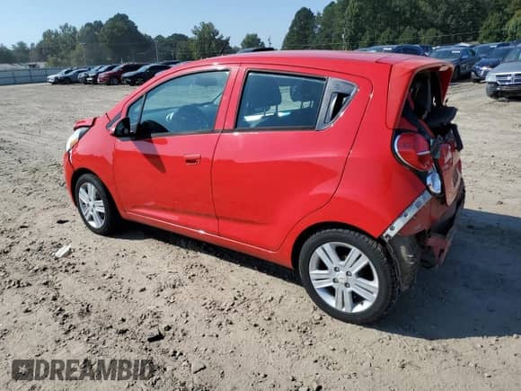 2014 Chevrolet Spark LT with VIN KL8CD6S92EC568376, listed as a Copart auction lot 81984665 with 67,765 mi miles and Salvage title. Bid and sale history available at DreamBid. Image 2.