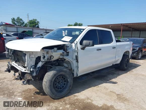 2019 Chevrolet Silverado 1500 Work Truck z VIN 3GCUYAEF3KG228943, wystawiony jako IAAI lot #42733066 z przebiegiem 148 329 mil mil oraz . Historia ofert i sprzedaży dostępna na DreamBid. Obrazek 2.