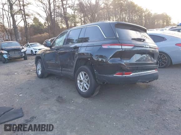 2023 Jeep Grand Cherokee Laredo with VIN 1C4RJHAG2PC540747, listed as a IAAI auction lot 41266732 with 16,859 mi miles and . Bid and sale history available at DreamBid. Image 3.