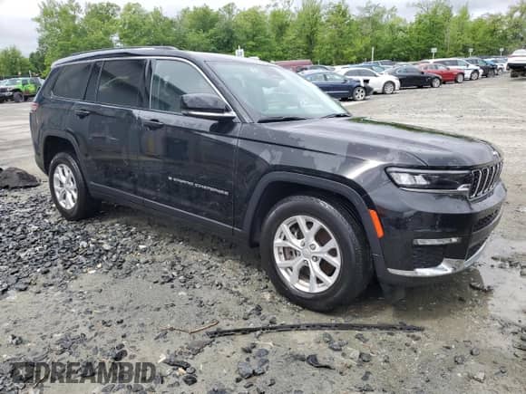 2023 Jeep Grand Cherokee Limited with VIN 1C4RJKBG7P8812238, listed as a Copart auction lot 56504935 with 51,598 mi miles and Clean title. Bid and sale history available at DreamBid. Image 4.