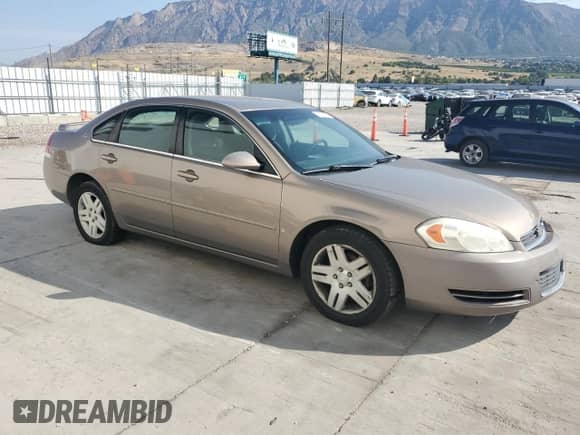 2006 Chevrolet Impala LT 3.9L with VIN 2G1WC581169247191, listed as a Copart auction lot 71792805 with 201,811 mi miles and Salvage title. Bid and sale history available at DreamBid. Image 4.