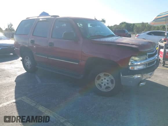 2005 Chevrolet Tahoe LS with VIN 1GNEC13T65J185267, listed as a IAAI auction lot 43505361 with 238,372 mi miles and . Bid and sale history available at DreamBid. Image 1.