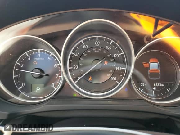 2025 Mazda CX-5 S Preferred with VIN JM3KFBCM1S0699456, listed as a Copart auction lot 84552725 with 6,683 mi miles and Salvage title. Bid and sale history available at DreamBid. Image 9.