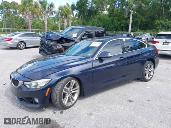 2017 BMW 4 Series 430i with VIN WBA4F7C57HG787156, listed as a IAAI auction lot 42708781 with 73,220 mi miles and . Bid and sale history available at DreamBid. Image 2.