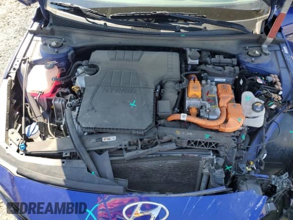 2021 Hyundai Elantra Blue with VIN KMHLM4AJ5MU009917, listed as a Copart auction lot 70347135 with 93,832 mi miles and Salvage title. Bid and sale history available at DreamBid. Image 11.