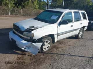 2003 Chevrolet TrailBlazer LT z VIN 1GNDT13S632302436, wystawiony jako IAAI lot #43255750 z przebiegiem 172 446 mil mil oraz . Historia ofert i sprzedaży dostępna na DreamBid. Obrazek 2.