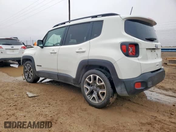 2018 Jeep Renegade Latitude with VIN ZACCJABB6JPG93523, listed as a Copart auction lot 85381095 with 117,694 mi miles and Salvage title. Bid and sale history available at DreamBid. Image 2.
