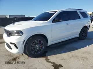 2024 Dodge Durango GT Plus с VIN 1C4RDHDGXRC171965, выставлен на аукционе Copart как лот 83782145 с пробегом 20 122 миль миль и Списание • Salvage title. История ставок и продаж доступна на DreamBid. Изображение 1.