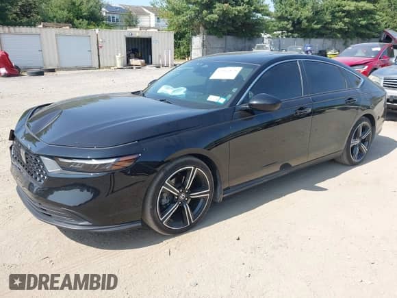 2025 Honda Accord Sport with VIN 1HGCY2F53SA018396, listed as a IAAI auction lot 42962879 with 24,192 mi miles and . Bid and sale history available at DreamBid. Image 2.