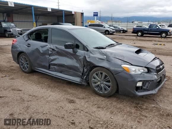 2021 Subaru WRX with VIN JF1VA1A6XM9802770, listed as a Copart auction lot 59330065 with 52,303 mi miles and Salvage title. Bid and sale history available at DreamBid. Image 4.