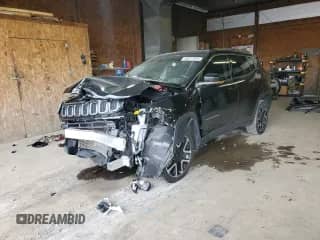 2021 Jeep Compass Limited with VIN 3C4NJDCB9MT512436, listed as a Copart auction lot 85277875 with 47,122 mi miles and Salvage title. Bid and sale history available at DreamBid. Image 1.