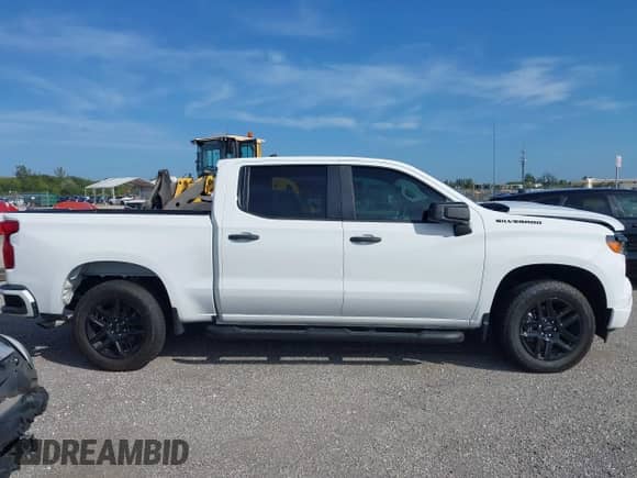 2024 Chevrolet Silverado 1500 Custom with VIN 3GCPABEKXRG142558, listed as a IAAI auction lot 42202125 with 11,736 mi miles and . Bid and sale history available at DreamBid. Image 13.
