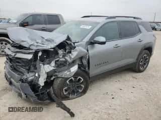 2025 Chevrolet Equinox FWD ACTIV с VIN 3GNAXKEG6SL144022, выставлен на аукционе Copart как лот 84492424 с пробегом 4 252 миль миль и Списание • Salvage title. История ставок и продаж доступна на DreamBid. Изображение 1.
