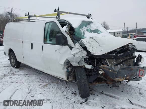2016 Chevrolet Express Cargo with VIN 1GCWGBFF3G1169236, listed as a IAAI auction lot 41176424 with Not provided miles and . Bid and sale history available at DreamBid. Image 1.