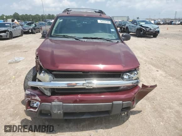 2005 Chevrolet TrailBlazer LT with VIN 1GNET16S856143639, listed as a Copart auction lot 54334385 with 191,485 mi miles and Salvage title. Bid and sale history available at DreamBid. Image 5.
