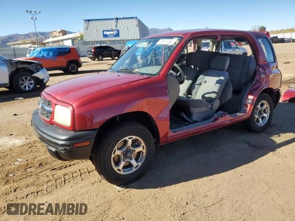 1999 Chevrolet Tracker z VIN 2CNBJ13C2X6911316, wystawiony jako Copart lot #74851094 z przebiegiem Nie podano mil oraz Szkoda całkowita • Salvage title. Historia ofert i sprzedaży dostępna na DreamBid. Obrazek 1.