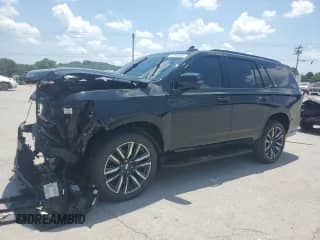2023 Cadillac Escalade 4WD Sport with VIN 1GYS4EKL6PR485391, listed as a Copart auction lot 62306565 with 28,784 mi miles and Salvage title. Bid and sale history available at DreamBid. Image 1.