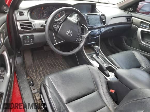 2017 Honda Accord Touring with VIN 1HGCT2B02HA006371, listed as a Copart auction lot 58910315 with 107,065 mi miles and Salvage title. Bid and sale history available at DreamBid. Image 8.