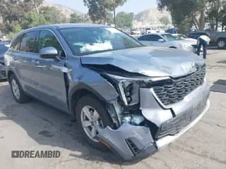 2024 Kia Sorento LX with VIN 5XYRG4JC3RG307799, listed as a IAAI auction lot 42478092 with 21,664 mi miles and . Bid and sale history available at DreamBid. Image 1.