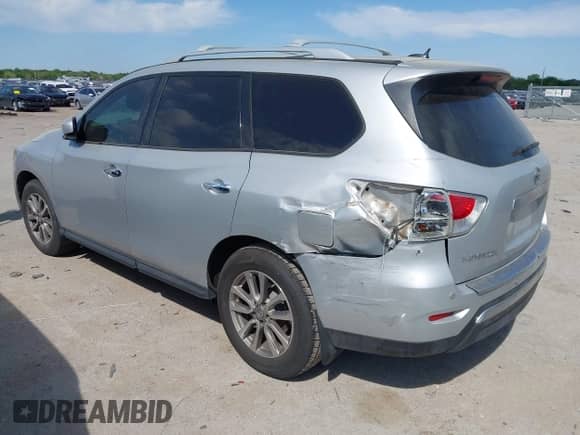 2015 Nissan Pathfinder S с VIN 5N1AR2MNXFC624659, выставлен на аукционе IAAI как лот 42033206 с пробегом 170 773 миль миль и . История ставок и продаж доступна на DreamBid. Изображение 3.