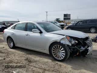 2014 Hyundai Equus Signature z VIN KMHGH4JH1EU086014, wystawiony jako Copart lot #81334014 z przebiegiem 73 139 mil mil oraz Szkoda całkowita • Salvage title. Historia ofert i sprzedaży dostępna na DreamBid. Obrazek 4.