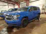 2017 Chevrolet Tahoe Commercial with VIN 1GNSKDEC1HR293810, listed as a Copart auction lot 80177185 with 129,472 mi miles and Clean title. Bid and sale history available at DreamBid. Image 1.