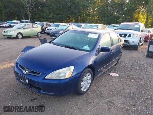 2003 Honda Accord LX z VIN 3HGCM56323G711071, wystawiony jako IAAI lot #43275299 z przebiegiem 296 706 mil mil oraz . Historia ofert i sprzedaży dostępna na DreamBid. Obrazek 2.