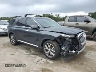 2020 Hyundai Palisade SEL z VIN KM8R44HE5LU145207, wystawiony jako Copart lot #86153975 z przebiegiem 113 460 mil mil oraz Szkoda całkowita • Salvage title. Historia ofert i sprzedaży dostępna na DreamBid. Obrazek 4.