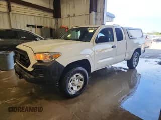 2023 Toyota Tacoma SR with VIN 3TYRX5GN7PT077445, listed as a Copart auction lot 80279625 with 55,261 mi miles and Salvage title. Bid and sale history available at DreamBid. Image 1.