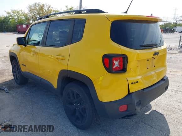 2017 Jeep Renegade Latitude with VIN ZACCJBBB4HPE84927, listed as a IAAI auction lot 43181353 with 98,154 mi miles and . Bid and sale history available at DreamBid. Image 3.