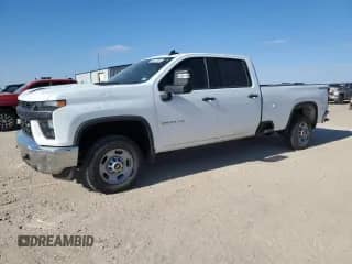 2022 Chevrolet Silverado 2500HD Work Truck z VIN 1GC1YLE76NF188158, wystawiony jako Copart lot #83617904 z przebiegiem 89 879 mil mil oraz Czysty tytuł • Clean title. Historia ofert i sprzedaży dostępna na DreamBid. Obrazek 1.