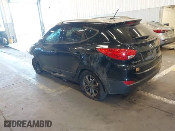 2014 Hyundai Tucson Limited with VIN KM8JU3AGXEU859629, listed as a IAAI auction lot 42441509 with 78,946 mi miles and . Bid and sale history available at DreamBid. Image 3.