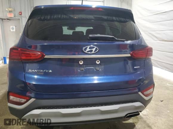 2019 Hyundai Santa Fe SE with VIN 5NMS2CAD4KH118982, listed as a Copart auction lot 59805895 with 85,511 mi miles and Salvage title. Bid and sale history available at DreamBid. Image 6.