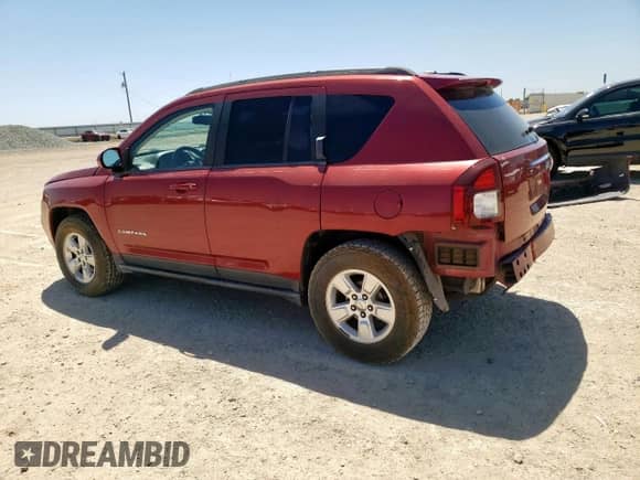 2016 Jeep Compass Latitude z VIN 1C4NJCEB5GD582565, wystawiony jako Copart lot #56699155 z przebiegiem 77 749 mil mil oraz Szkoda całkowita • Salvage title. Historia ofert i sprzedaży dostępna na DreamBid. Obrazek 2.