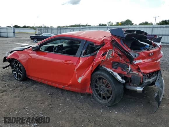 2022 Hyundai Veloster с VIN KMHT36AH1NU012620, выставлен на аукционе Copart как лот 65414835 с пробегом 28 878 миль миль и Списание • Salvage title. История ставок и продаж доступна на DreamBid. Изображение 2.