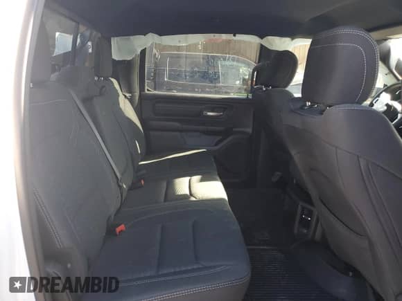 2025 Ram 1500 Tradesman with VIN 1C6RREGG8SN677372, listed as a Copart auction lot 62642535 with 3,527 mi miles and Salvage title. Bid and sale history available at DreamBid. Image 10.