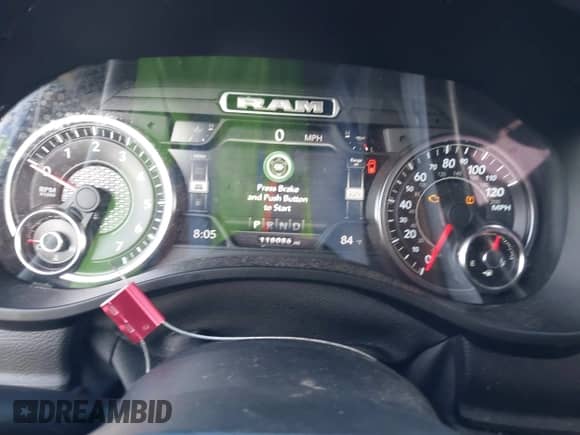 2019 Ram 1500 Laramie with VIN 1C6RREJT7KN792423, listed as a IAAI auction lot 43058571 with 118,086 mi miles and . Bid and sale history available at DreamBid. Image 7.