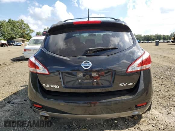 2012 Nissan Murano LE with VIN JN8AZ1MW5CW203986, listed as a Copart auction lot 80343345 with 126,591 mi miles and Clean title. Bid and sale history available at DreamBid. Image 6.