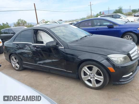 2011 Mercedes-Benz C 300 Sport with VIN WDDGF5EB4BA459104, listed as a IAAI auction lot 43427536 with 187,493 mi miles and . Bid and sale history available at DreamBid. Image 13.