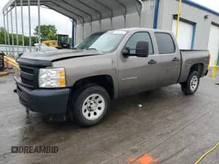2013 Chevrolet Silverado 1500 Work Truck with VIN 3GCPCPEA8DG232556, listed as a Copart auction lot 55584735 with 185,874 mi miles and Salvage title. Bid and sale history available at DreamBid. Image 1.