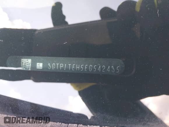 2014 GMC Sierra 1500 with VIN 3GTP1TEH5EG542435, listed as a IAAI auction lot 43041192 with 172,642 mi miles and . Bid and sale history available at DreamBid. Image 9.