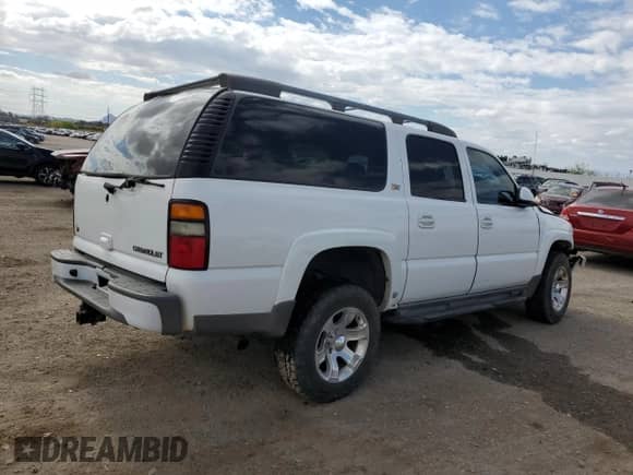 2004 Chevrolet Suburban Z71 z VIN 3GNFK16Z14G225097, wystawiony jako Copart lot #55961695 z przebiegiem Nie podano mil oraz Nie do naprawy • Non repairable. Historia ofert i sprzedaży dostępna na DreamBid. Obrazek 3.