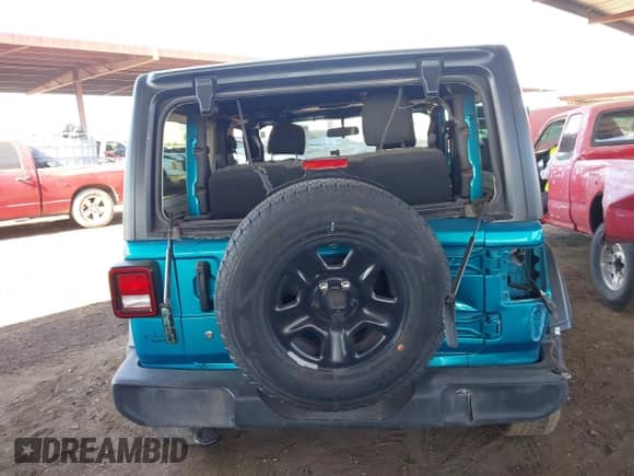 2020 Jeep Wrangler Sport S with VIN 1C4GJXAG1LW151849, listed as a IAAI auction lot 42513966 with 87,269 mi miles and . Bid and sale history available at DreamBid. Image 16.