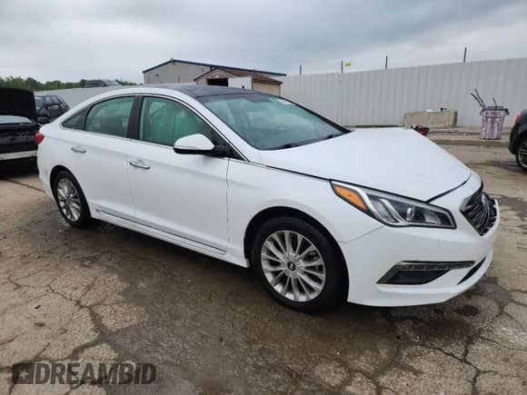 2015 Hyundai Sonata Limited с VIN 5NPE34AF8FH132944, выставлен на аукционе Copart как лот 60899045 с пробегом 56 194 миль миль и Списание • Salvage title. История ставок и продаж доступна на DreamBid. Изображение 4.
