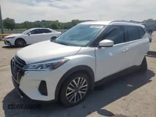 2024 Nissan Kicks SV with VIN 3N1CP5CV1RL575031, listed as a Copart auction lot 68665835 with 21,914 mi miles and Salvage title. Bid and sale history available at DreamBid. Image 1.