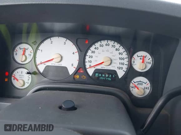 2006 Dodge 2500 SLT with VIN 1D7KS28C56J236679, listed as a IAAI auction lot 43196623 with 194,746 mi miles and . Bid and sale history available at DreamBid. Image 7.
