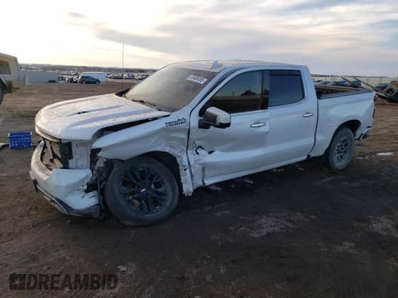 2020 Chevrolet Silverado 1500 High Country с VIN 1GCUYHEL3LZ228960, выставлен на аукционе Copart как лот 49485455 с пробегом 113 558 миль миль и Списание • Salvage title. История ставок и продаж доступна на DreamBid. Изображение 1.
