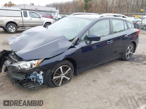 2020 Subaru Impreza Premium z VIN 4S3GTAV65L3734371, wystawiony jako IAAI lot #43492013 z przebiegiem 14 009 mil mil oraz . Historia ofert i sprzedaży dostępna na DreamBid. Obrazek 2.